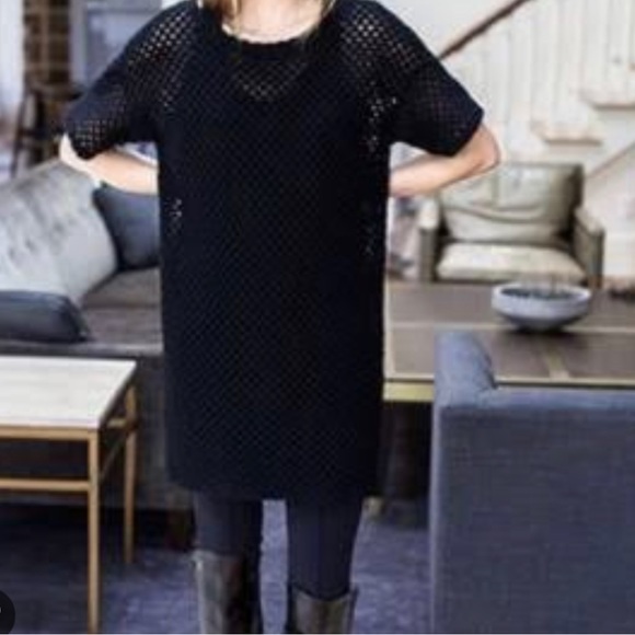Emerson Fry Wool Open Weave Net Woven Tunic/Dress - Picture 1 of 7